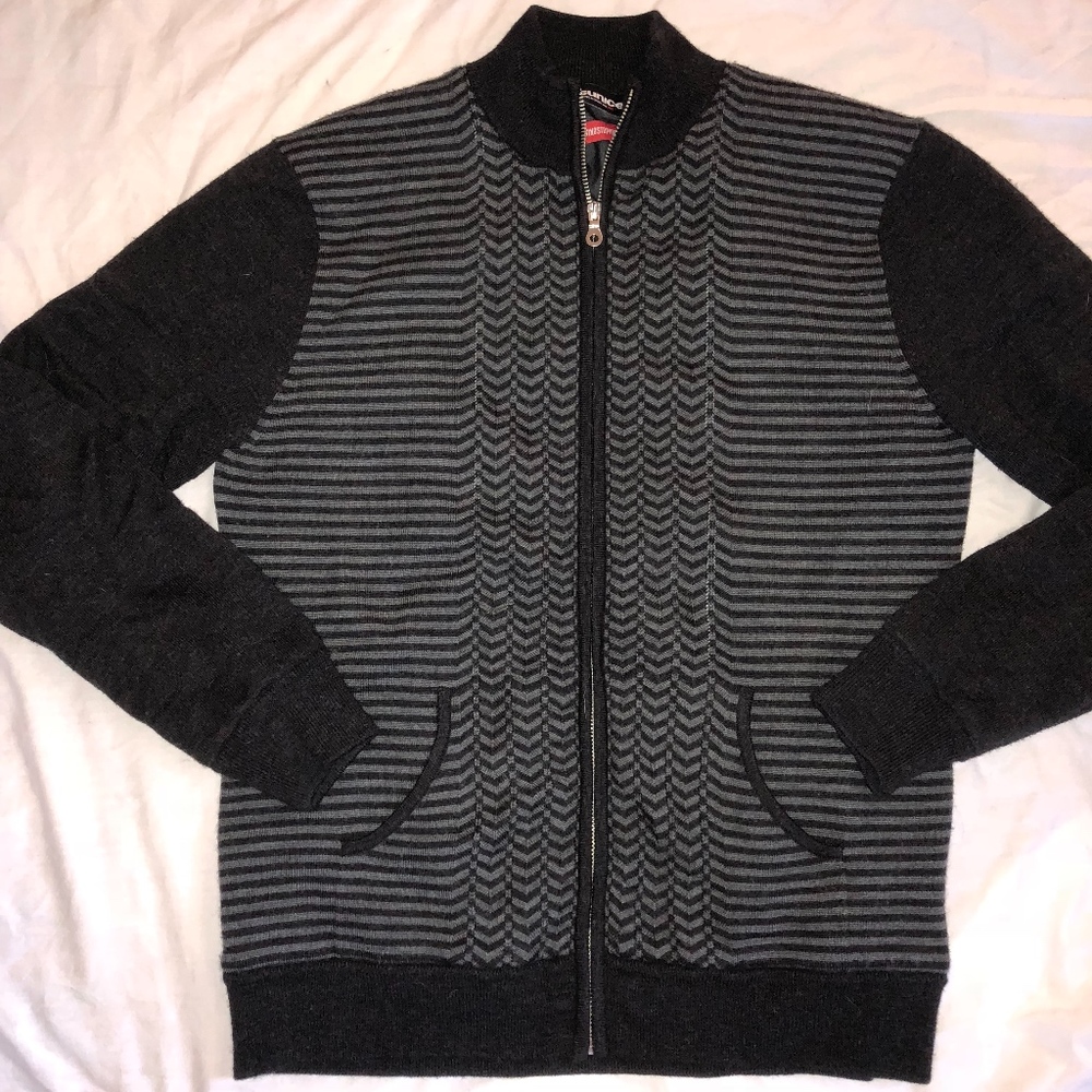 Sunice Patterned Windstopper Zip Cardigan - image 1